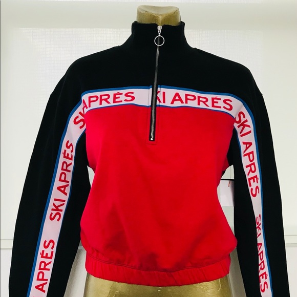 Chic NWT APRES SKI Zip Sweatshirt XL Extra-Large - Picture 5 of 14